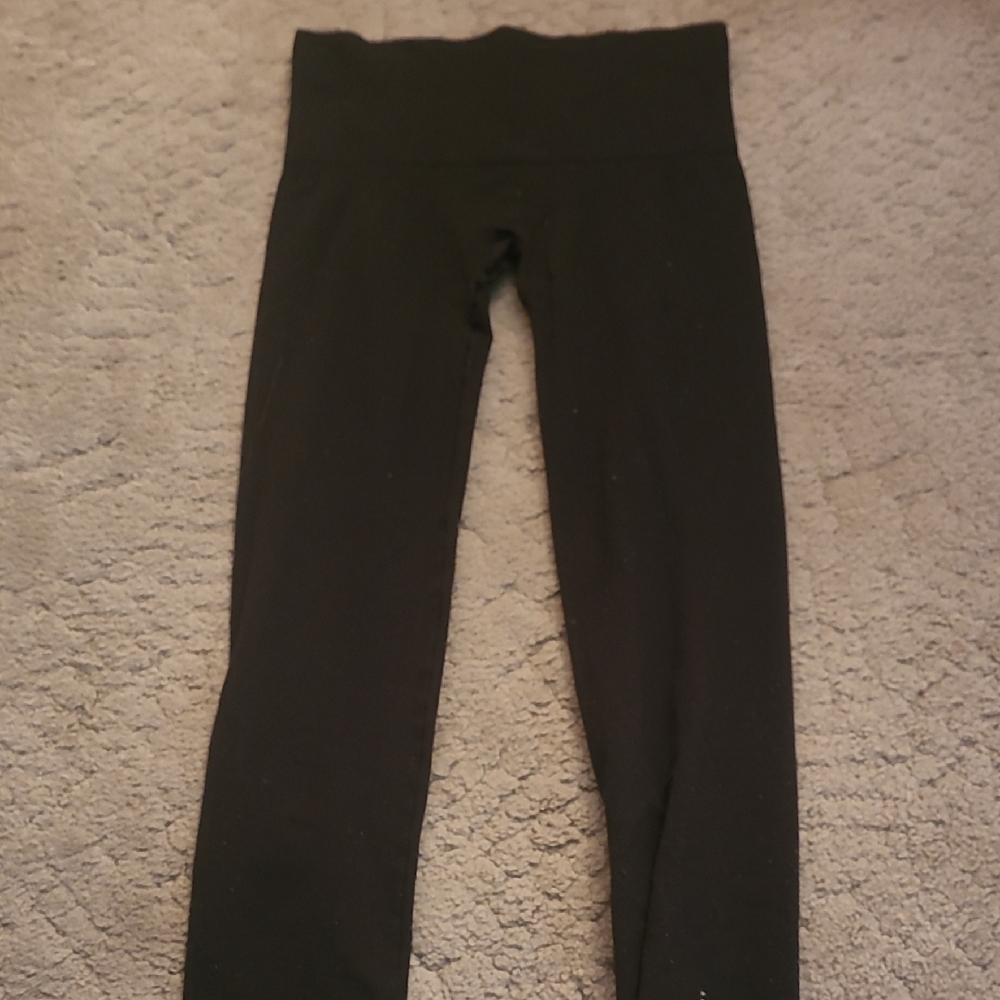 Kids Black Leggings One Size